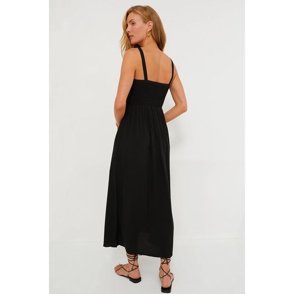TUCKERNUCK Black Gillian Dress Size M NWT Retail $148 Tuckernuck - Picture 2 of 7